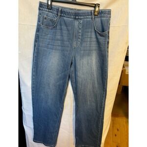 Wild Fable Women's High Rise Straight Leg Jeans Medium Wash Size XL